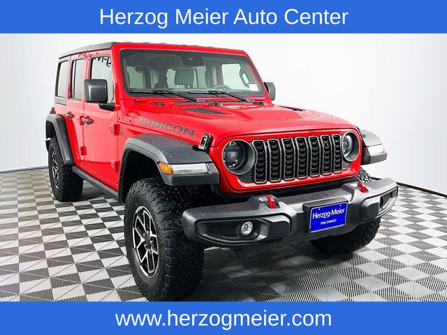Firecracker Red Clearcoat 2025 Jeep Wrangler SUV / Crossover Four-Wheel Drive 8-Speed Automatic