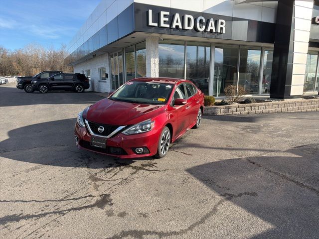 Red (Scarlet Ember Tintcoat) 2019 Nissan Sentra SR FWD Sedan Front-Wheel Drive Continuously Variable Transmission