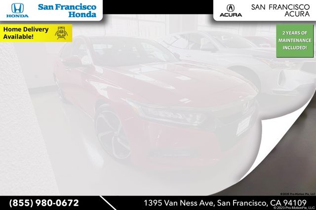 Radiant Red Metallic 2018 Honda Accord 1.5T Sport FWD Sedan Front-Wheel Drive Continuously Variable Transmission
