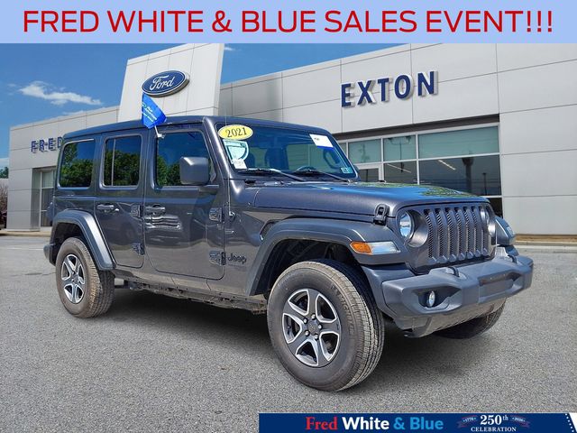 Gray (Granite Crystal Metallic Clearcoat) 2021 Jeep Wrangler SUV / Crossover Four-Wheel Drive 8-Speed Automatic