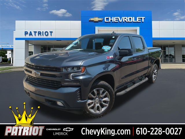 Shadow Gray Metallic 2021 Chevrolet Silverado 1500 RST Crew Cab 4WD Pickup Truck Four-Wheel Drive Automatic