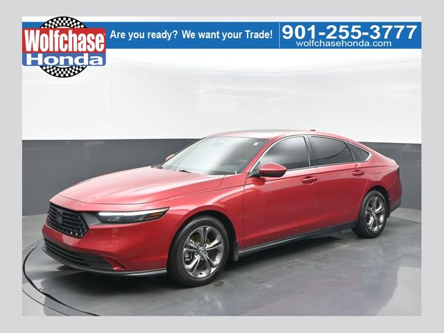 Radiant Red Metallic 2024 Honda Accord Sedan Front-Wheel Drive Continuously Variable Transmission
