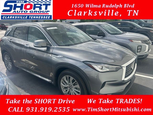 Gray (Graphite Shadow) 2023 INFINITI QX50 Luxe AWD SUV / Crossover All-Wheel Drive Continuously Variable Transmission