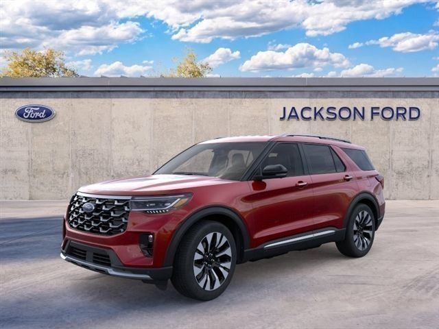 Rapid Red Metallic Tinted Clearcoat 2026 Ford Explorer SUV / Crossover All-Wheel Drive Automatic