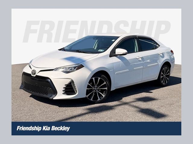 Super White 2018 Toyota Corolla SE Sedan Front-Wheel Drive Continuously Variable Transmission