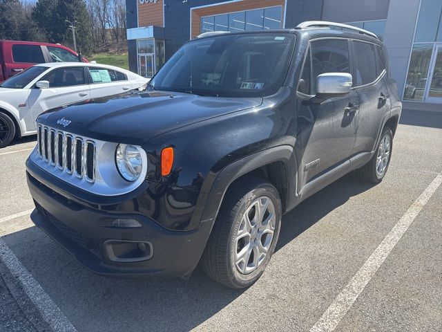 Black 2018 Jeep Renegade Limited 4WD SUV / Crossover Four-Wheel Drive 9-Speed Automatic