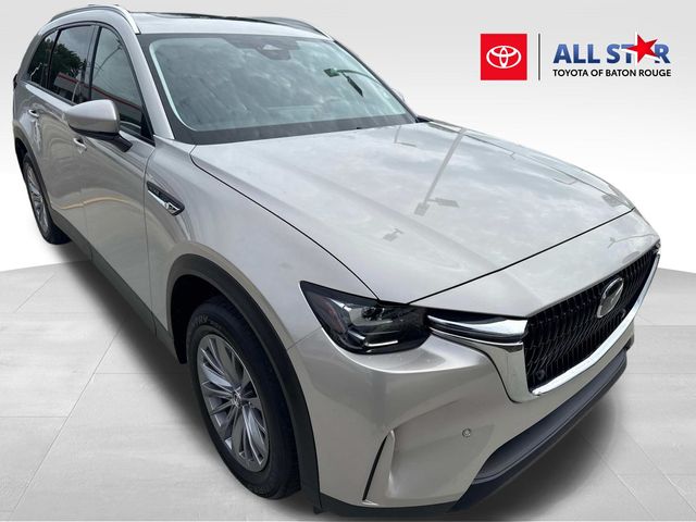 Gray (Platinum Quartz) 2025 Mazda CX-90 3.3 Turbo Preferred AWD SUV / Crossover All-Wheel Drive 8-Speed Automatic