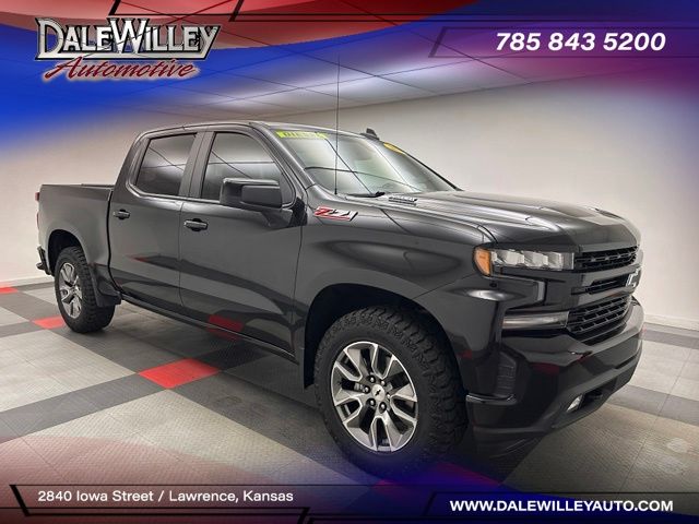 Black Metallic 2022 Chevrolet Silverado 1500 Pickup Truck Four-Wheel Drive Automatic