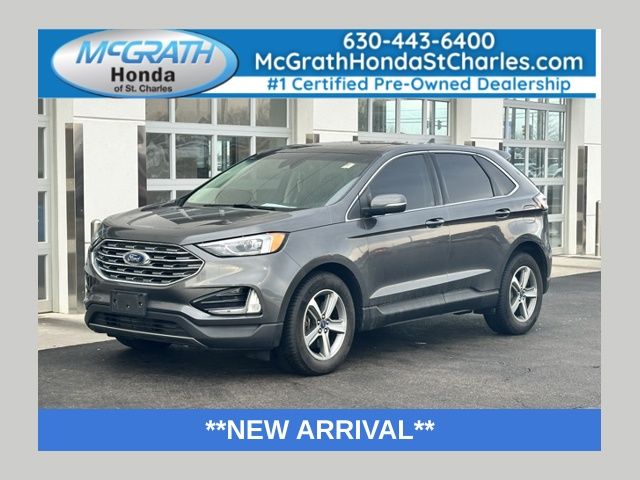Gray (Magnetic Metallic) 2019 Ford Edge SEL AWD SUV / Crossover All-Wheel Drive 8-Speed Automatic
