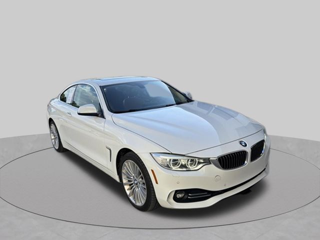Alpine White 2014 BMW 4 Series Coupe All-Wheel Drive 8-Speed Automatic