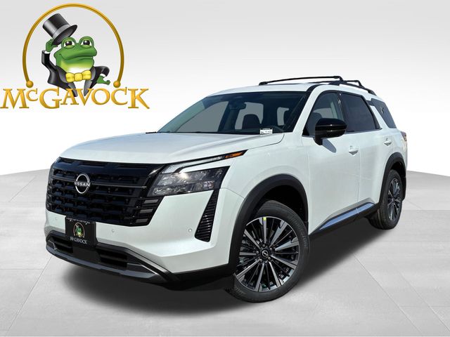 2026 Nissan Pathfinder Platinum White at McGavock Nissan of Amarillo