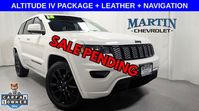 Bright White Clearcoat 2018 Jeep Grand Cherokee SUV / Crossover Four-Wheel Drive 8-Speed Automatic