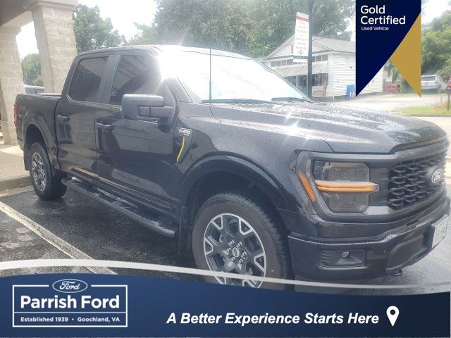 Agate Black Metallic 2024 Ford F-150 Pickup Truck Four-Wheel Drive Automatic