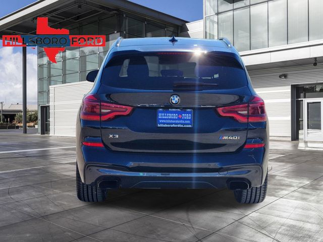 2021 Carbon Black Metallic BMW X3 M40i AWD SUV