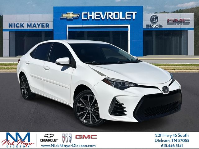 Super White 2017 Toyota Corolla SE Sedan Front-Wheel Drive Continuously Variable Transmission
