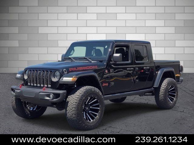 Black Clearcoat 2023 Jeep Gladiator Pickup Truck Four-Wheel Drive 8-Speed Automatic