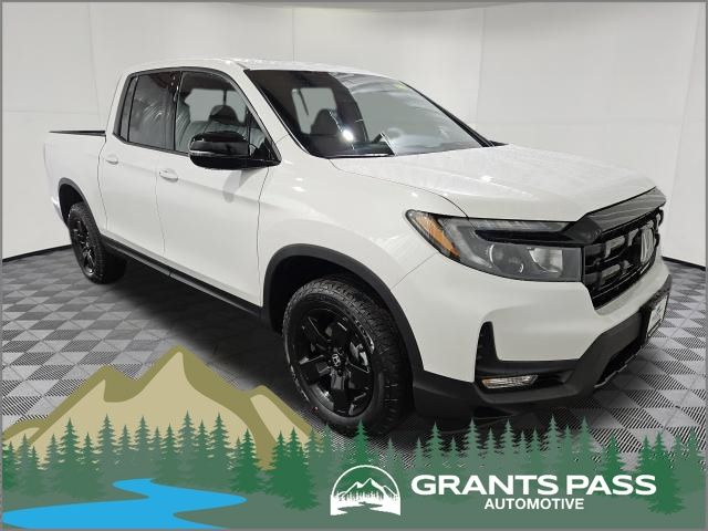 Platinum White Pearl 2026 Honda Ridgeline Black Edition AWD Pickup Truck All-Wheel Drive 9-Speed Automatic