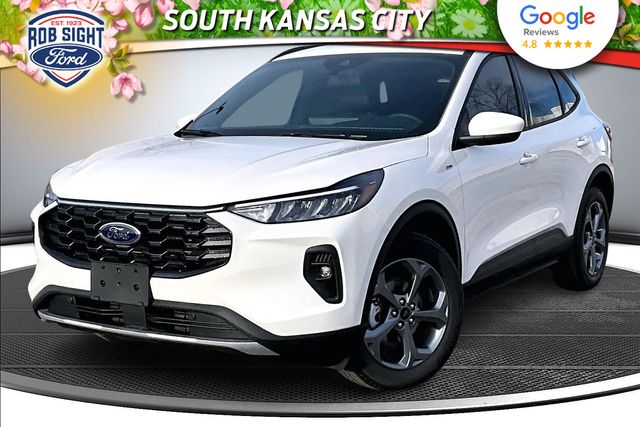 White Metallic 2026 Ford Escape Hybrid ST-Line Select AWD SUV / Crossover All-Wheel Drive Continuously Variable Transmission