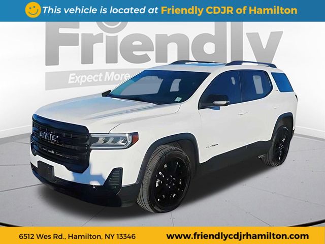 Summit White 2022 GMC Acadia SLE AWD SUV / Crossover Four-Wheel Drive 9-Speed Automatic