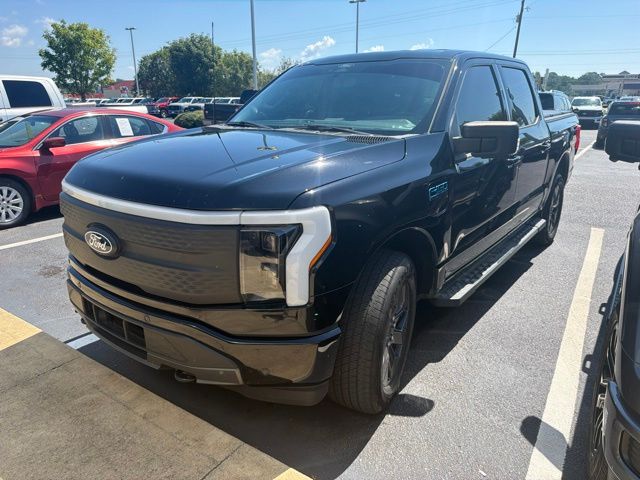 Agate Black Metallic 2024 Ford F-150 Lightning Pickup Truck All-Wheel Drive Automatic