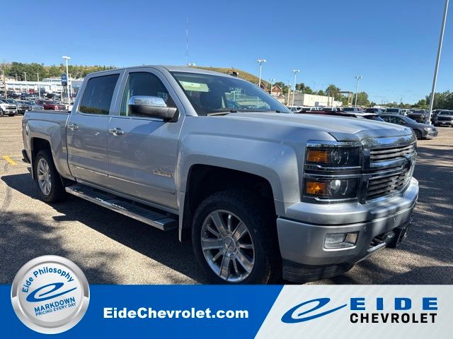 Silver Ice Metallic 2014 Chevrolet Silverado 1500 Pickup Truck Four-Wheel Drive 6-Speed Automatic Overdrive