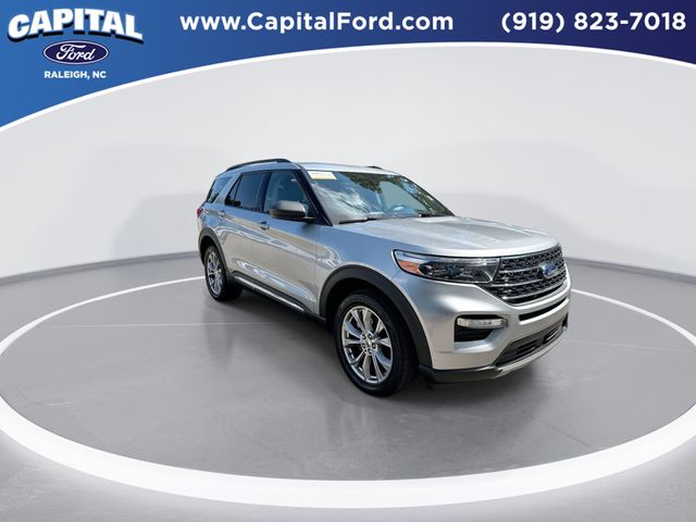 Certified 2022 Ford Explorer XLT with VIN 1FMSK8DH0NGC25286 for sale in Raleigh, NC