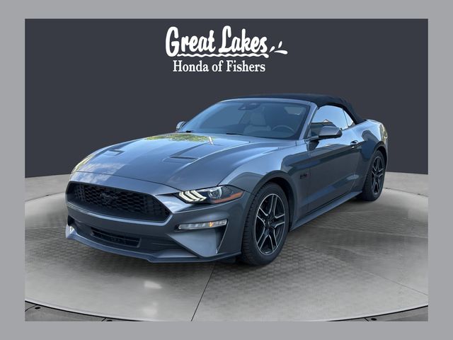 Gray Metallic 2023 Ford Mustang EcoBoost Premium Convertible RWD Convertible Rear-Wheel Drive Automatic