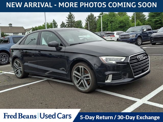 Brilliant Black 2018 Audi A3 Sedan Front-Wheel Drive 6-Speed Automatic