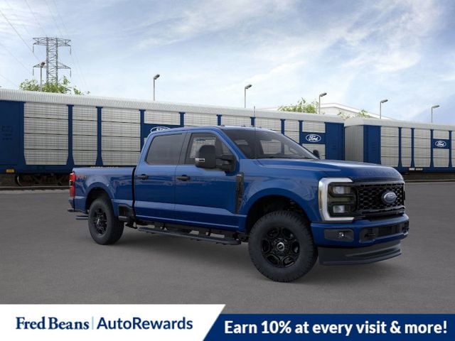Blue 2026 Ford F-250 Super Duty XL Crew Cab 4WD Pickup Truck Four-Wheel Drive Automatic