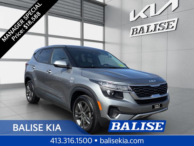 Steel Gray 2023 Kia Seltos LX AWD SUV / Crossover All-Wheel Drive Continuously Variable Transmission