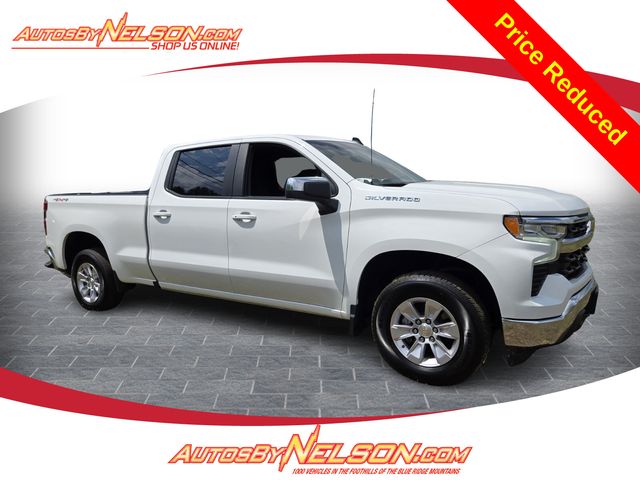 Summit White 2023 Chevrolet Silverado 1500 Pickup Truck Four-Wheel Drive Automatic