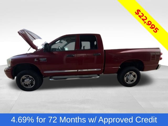 Inferno Red Crystal Pearl 2007 Dodge RAM 2500 Pickup Truck Four-Wheel Drive 6-Speed Automatic