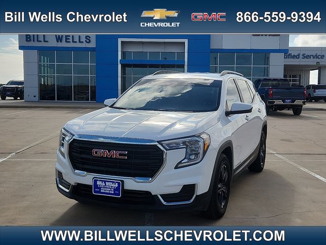 Summit White 2022 GMC Terrain SUV / Crossover Front-Wheel Drive 9-Speed Automatic