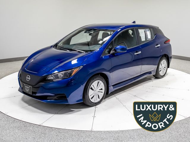 Deep Blue Pearl 2025 Nissan LEAF Hatchback Front-Wheel Drive Automatic