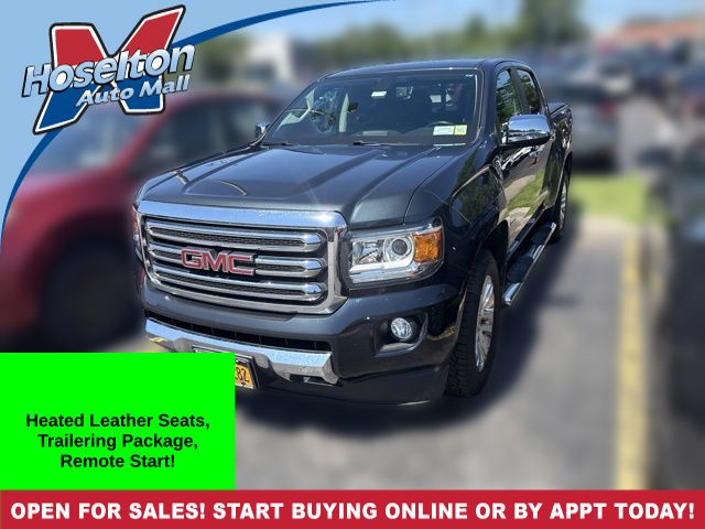 Dark Slate Metallic 2018 GMC Canyon Pickup Truck Four-Wheel Drive 8-Speed Automatic