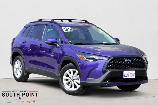 Blue 2022 Toyota Corolla Cross SUV / Crossover All-Wheel Drive Continuously Variable Transmission