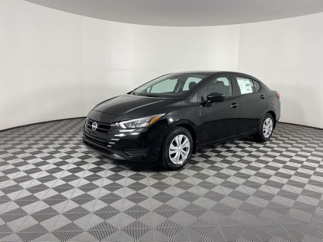 2025 Super Black Metallic Nissan Versa 1.6 S FWD Sedan
