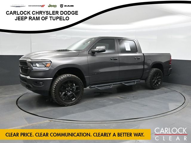 Gray (Granite Crystal Metallic Clearcoat) 2023 RAM 1500 Pickup Truck Four-Wheel Drive 8-Speed Automatic