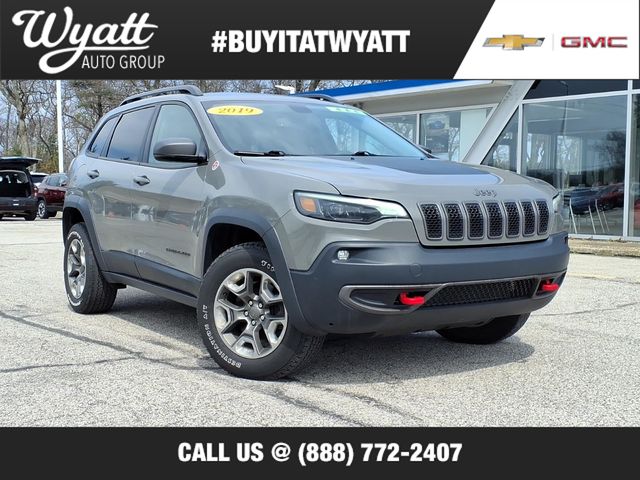 Sting-Gray Clearcoat 2019 Jeep Cherokee Trailhawk 4WD SUV / Crossover Four-Wheel Drive 9-Speed Automatic