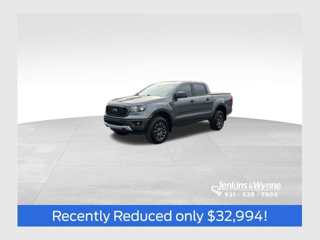 Cactus Gray 2022 Ford Ranger XLT SuperCrew 4WD Pickup Truck Four-Wheel Drive Automatic