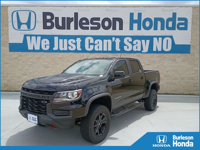 Black 2022 Chevrolet Colorado Pickup Truck Four-Wheel Drive 8-Speed Automatic
