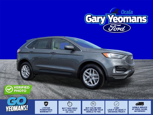 Carbonized Gray Metallic 2024 Ford Edge SEL AWD SUV / Crossover All-Wheel Drive 8-Speed Automatic