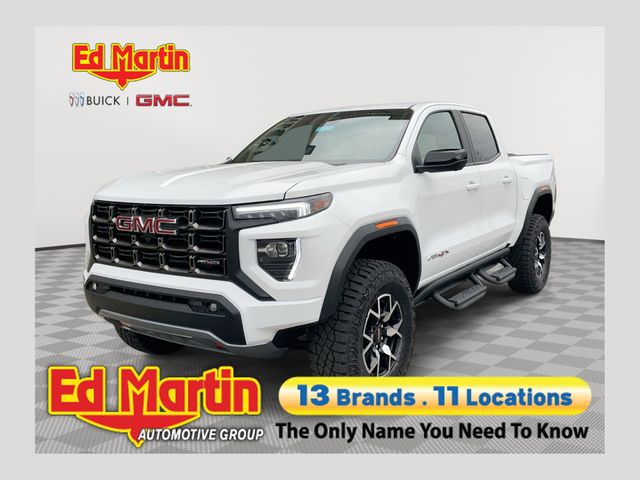 Summit White 2026 GMC Canyon AT4X Crew Cab 4WD Pickup Truck Four-Wheel Drive 8-Speed Automatic
