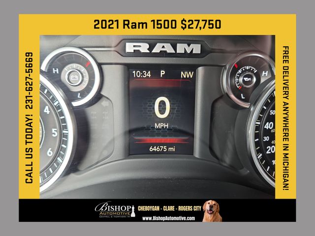 Delmonico Red Pearlcoat 2021 RAM 1500 Pickup Truck Four-Wheel Drive 8-Speed Automatic