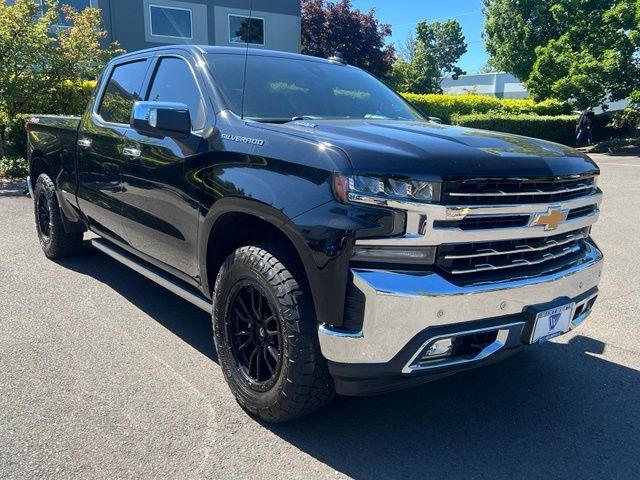 Black 2020 Chevrolet Silverado 1500 LTZ Crew Cab 4WD Pickup Truck Four-Wheel Drive Automatic