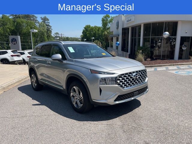 Shimmering Silver Pearl 2022 Hyundai Santa Fe SUV / Crossover All-Wheel Drive 8-Speed Automatic
