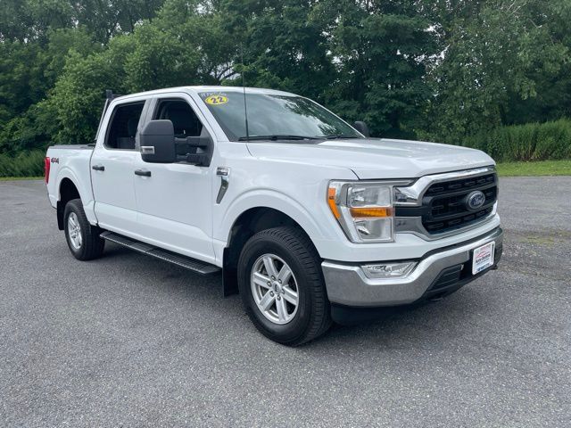 White 2022 Ford F-150 Pickup Truck Four-Wheel Drive Automatic