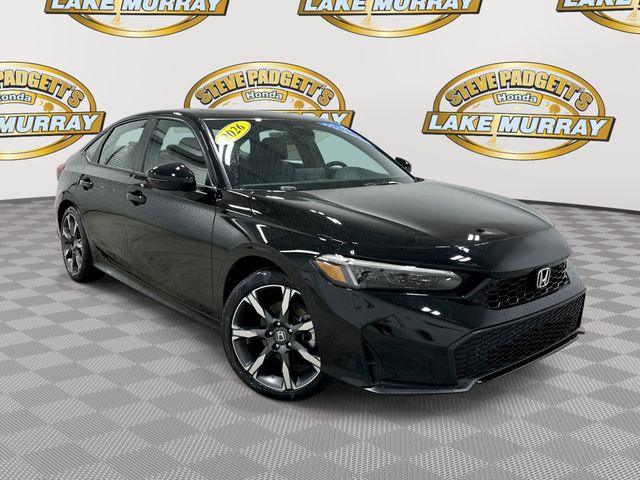 Crystal Black 2026 Honda Civic Hybrid Sport Sedan FWD Sedan Front-Wheel Drive Continuously Variable Transmission