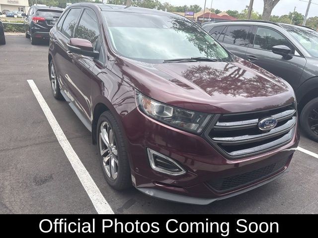 Red (Burgundy) 2017 Ford Edge Sport AWD SUV / Crossover All-Wheel Drive 6-Speed Automatic