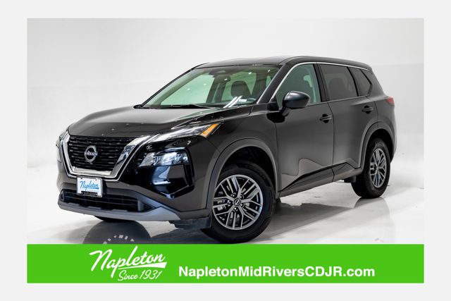 Super Black 2023 Nissan Rogue SUV / Crossover Front-Wheel Drive Continuously Variable Transmission